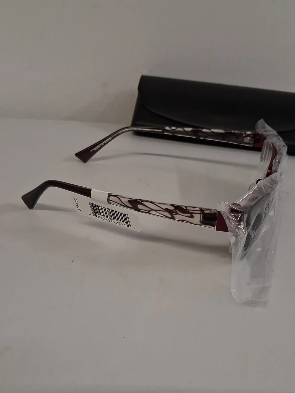 Rxable Womens Unbranded EC326 Wine Eyeglass Frames & Easy Clip Sunglass Lenses